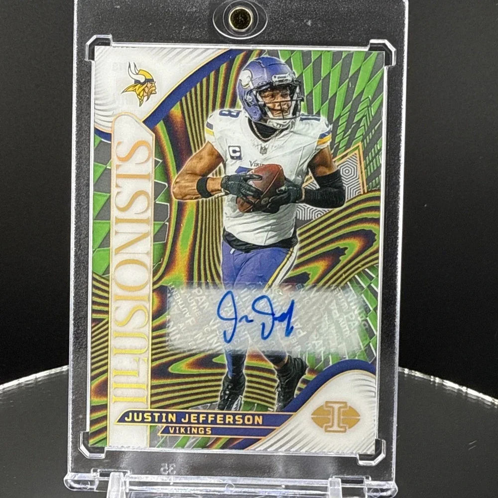 2024 Panini Illusions - Illusionists Autographs Justin Jefferson #18 /99 (AU)